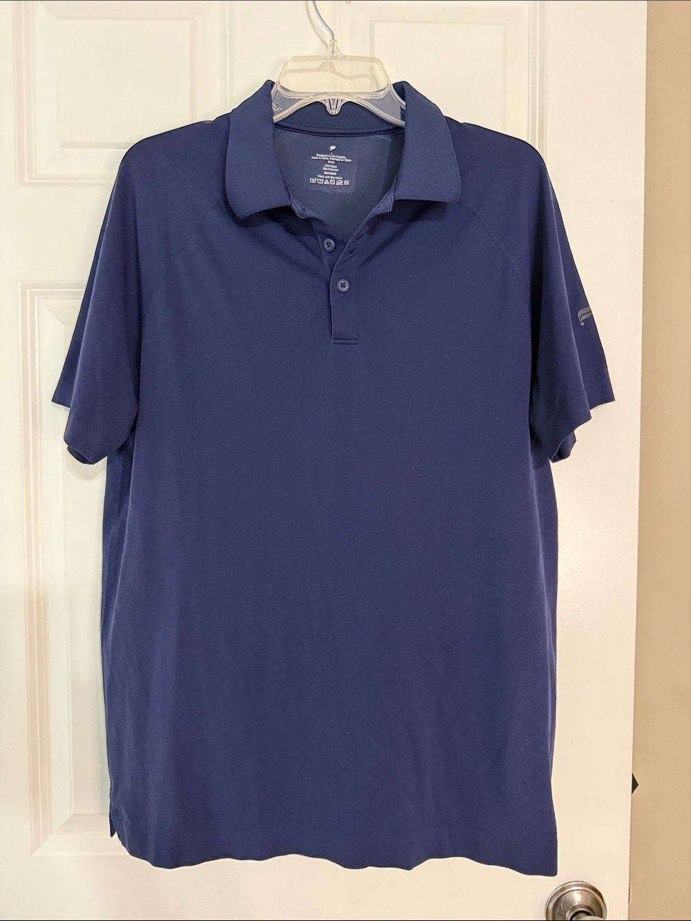 Fabletics Men's Polo Shirt - Navy Blue